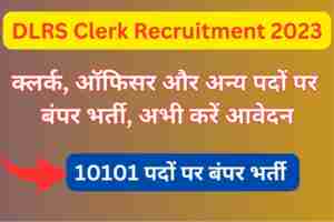 DLRS Clerk Recruitment 2023 1