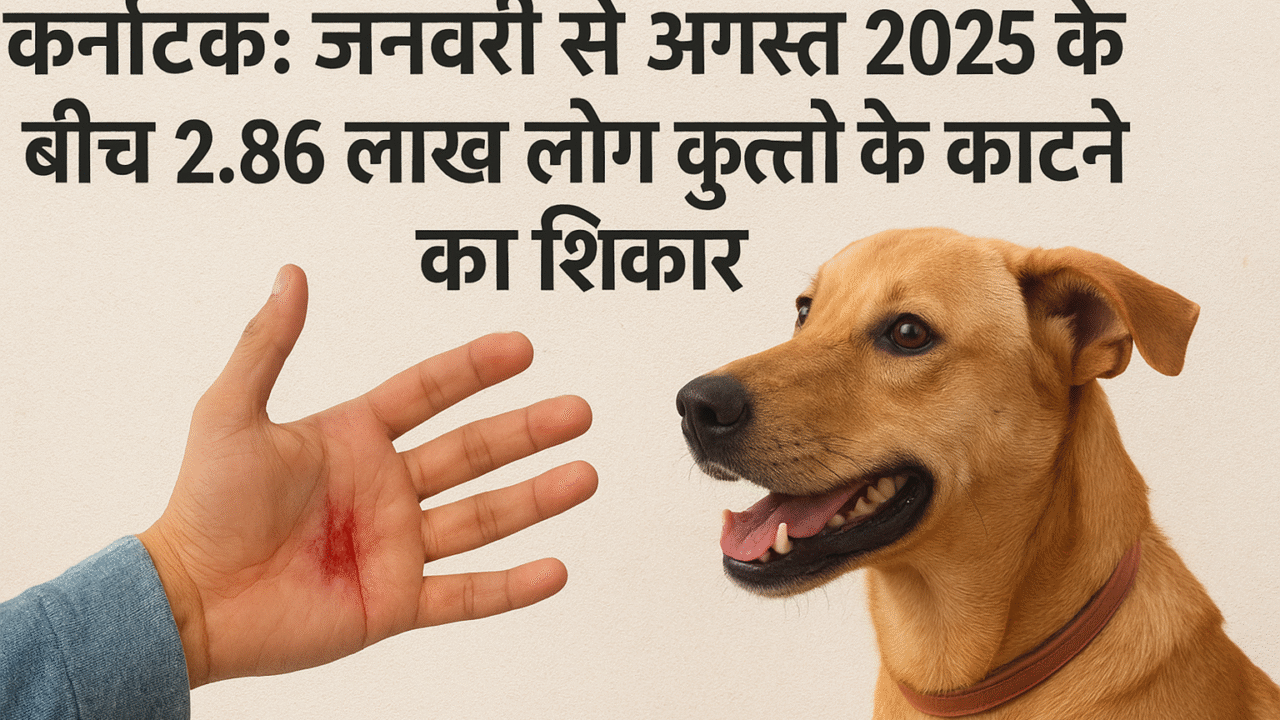 Karnataka: जनवरी से अगस्त 2025 के बीच 2.86 लाख लोग कुत्तों के काटने का शिकार